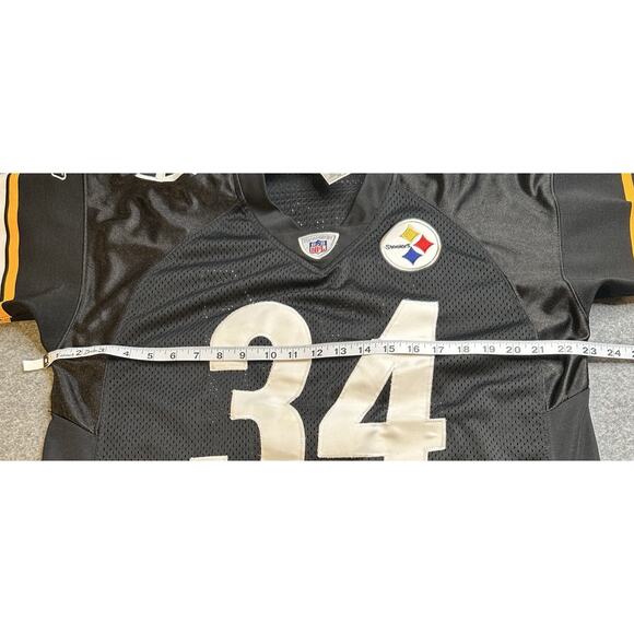 On Field Reebok Pittsburgh Steelers Jersey Size 48 Mendenhall #34 Stitched NFL - Picture 7 of 10